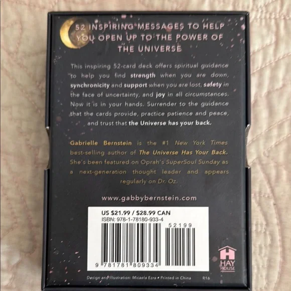 The Universe Has Your Back Card Deck by Gabrielle Bernstein - Picture 2 of 3